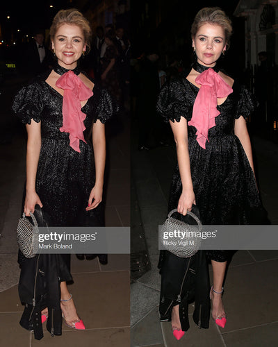Pre-BAFTA Awards Dunhill X Dylan Jones Dinner 2020 | Saoirse Monica Jackson wears Mae Cassidy