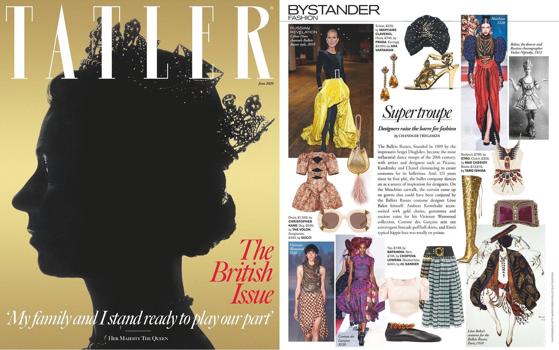 TATLER MAGAZINE features Mae Cassidy in Her Majesty The Queen's Cover,