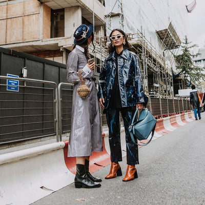London Fashion Week Street Style | Gabriella Berdugo spotted wearing the Mae Cassidy Simi Sparkle
