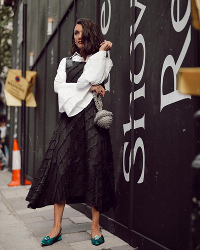 London Fashion Week Street Style | Anisa Sojka spotted wearing the Simi Sparkle
