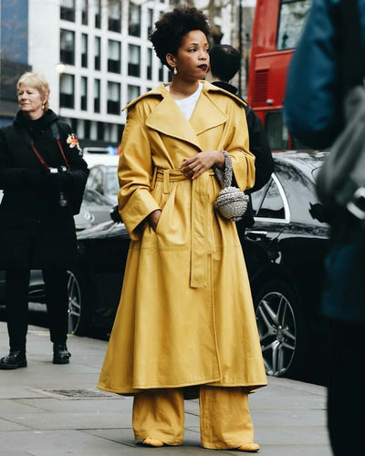London Fashion Week Street Style 2019 | Slip Into Style spotted wearing Mae Cassidy.