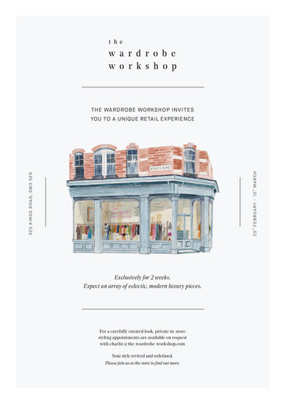 YOU'RE INVITED! | Mae Cassidy Pop's up at The Wardrobe Workshop.