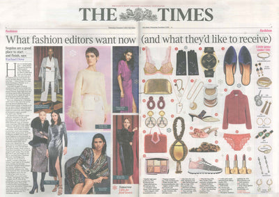 The Times "Ultimate Christmas gift guide: What Fashion Editors Want Now"
