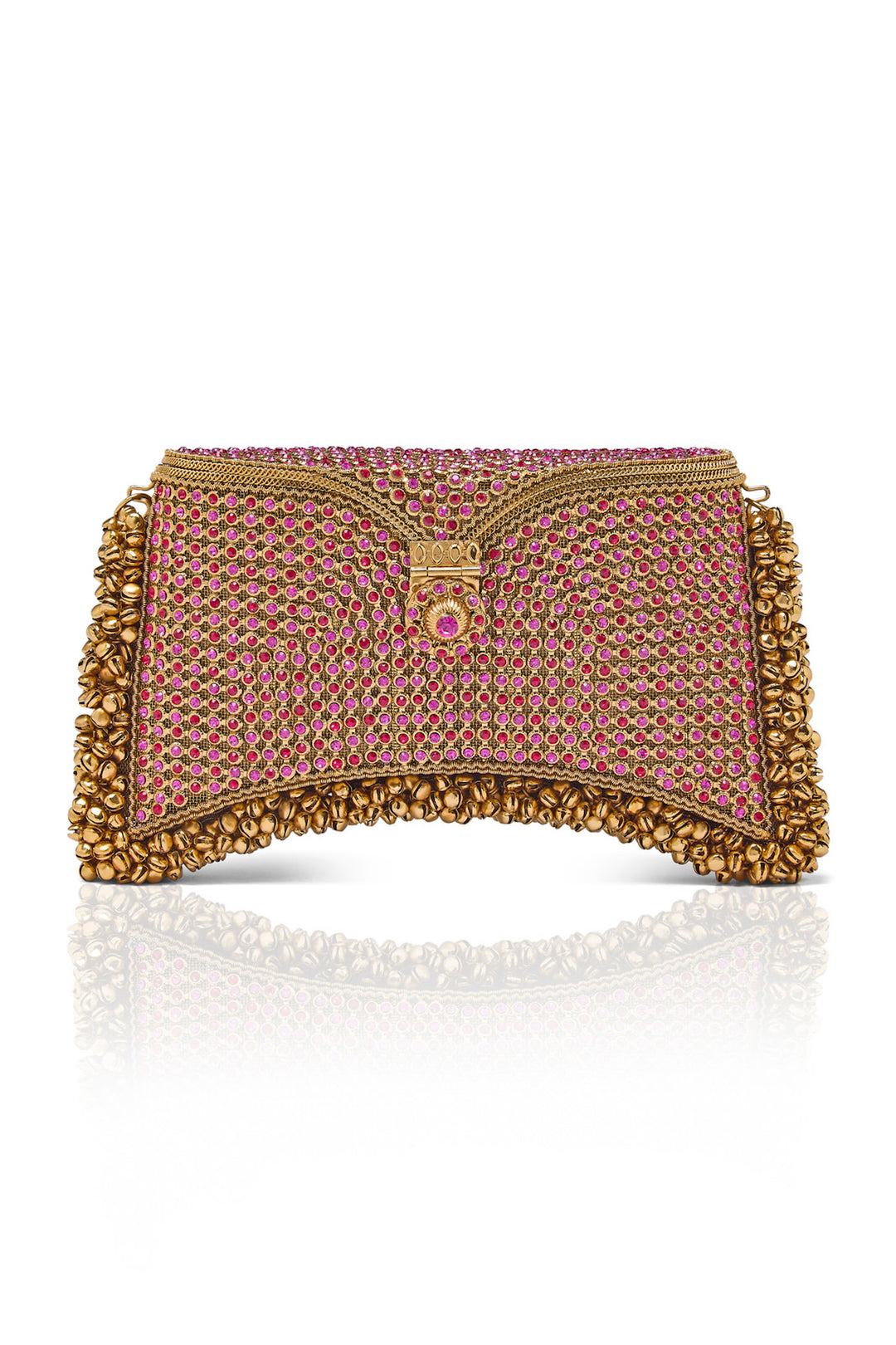 ZeenatCrystalClutch_FuschiaPin