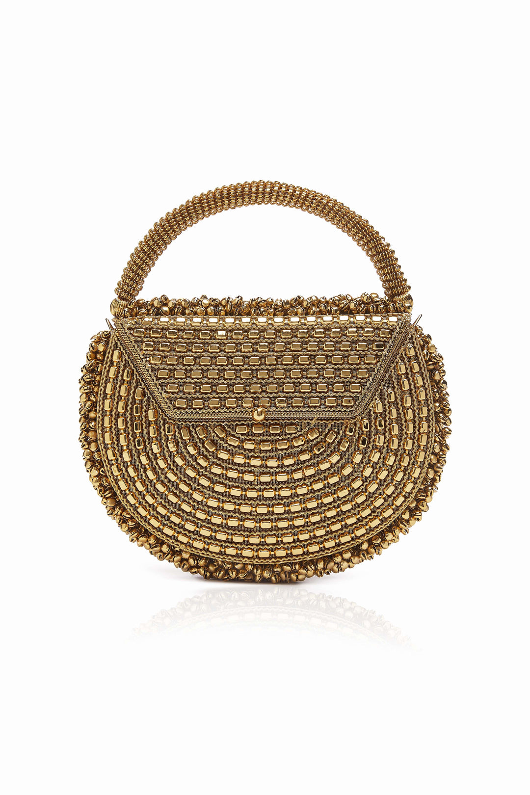 Mae Cassidy | Malini Pearl Handbag | Gold