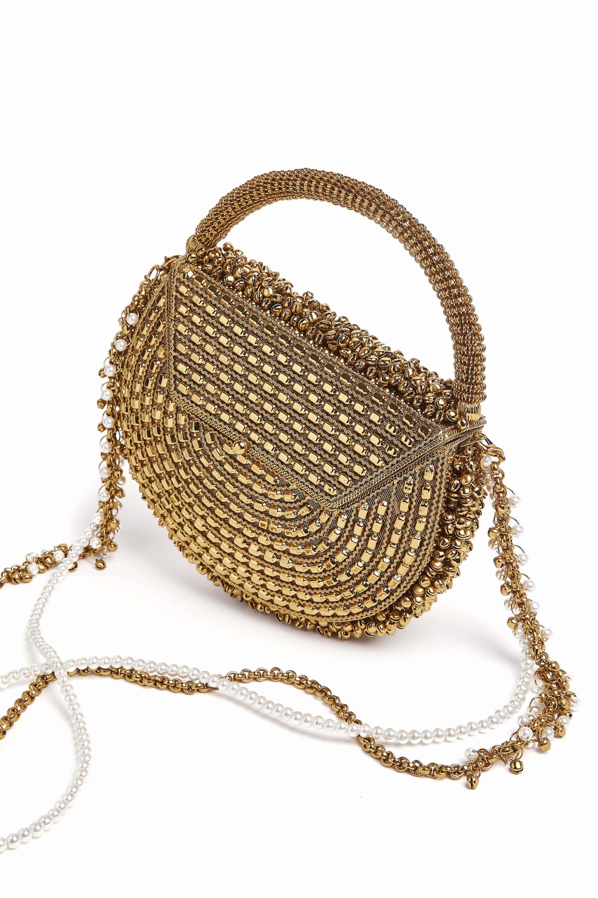 Mae Cassidy | Malini Pearl Handbag | Gold , Mae Cassidy