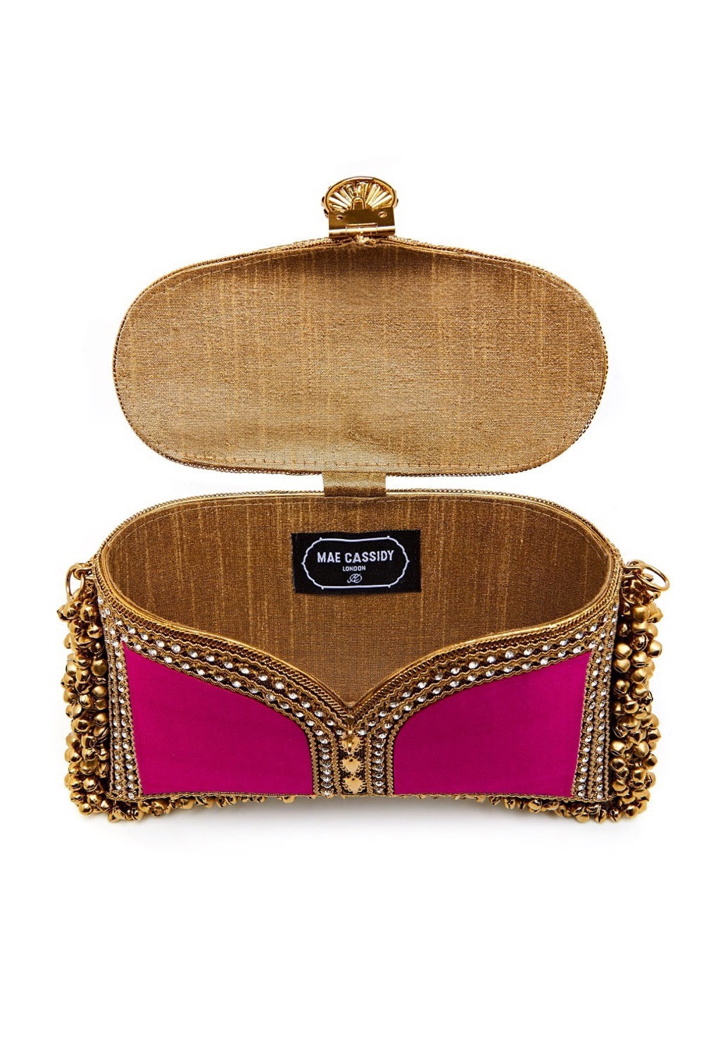 Zeenat Clutch Fuchsia Pink
